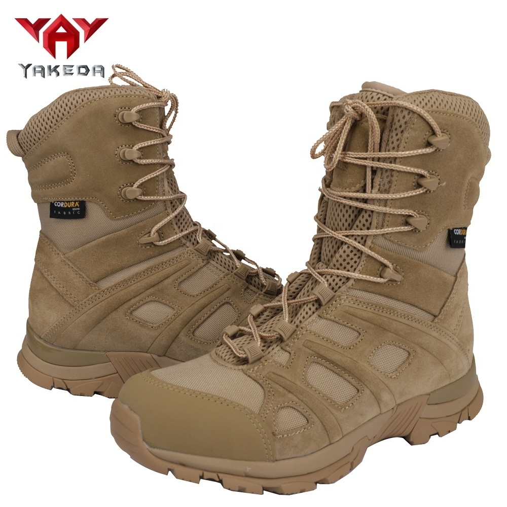 Yakeda Suede Waterproof Wear-Resist botas Tactical Combat Men's boots