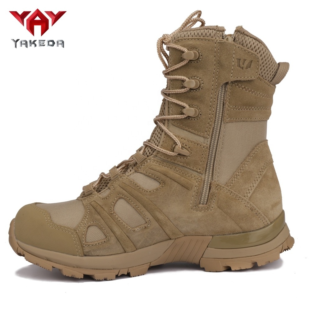 Yakeda Suede Waterproof Wear-Resist botas Tactical Combat Men's boots