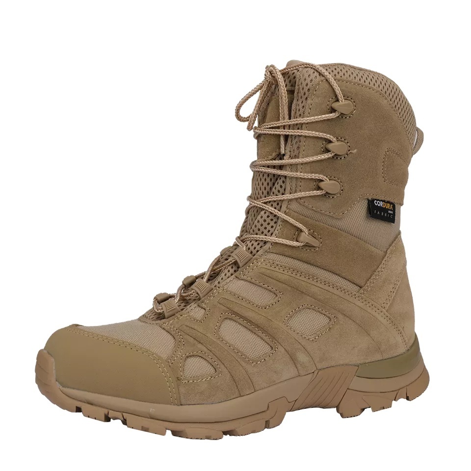 YAKEDA Durable Leather Combat Shoes Botas Para Hombre Men Hiking Rafale Askeri Waterproof Tactical Boots Erkek Training Botas