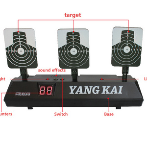 Yakeda Hunting Target Laser Shooting Target Outdoor Slingshot Humanoid Design Foldable Combat Training Tactical Target Slingshot