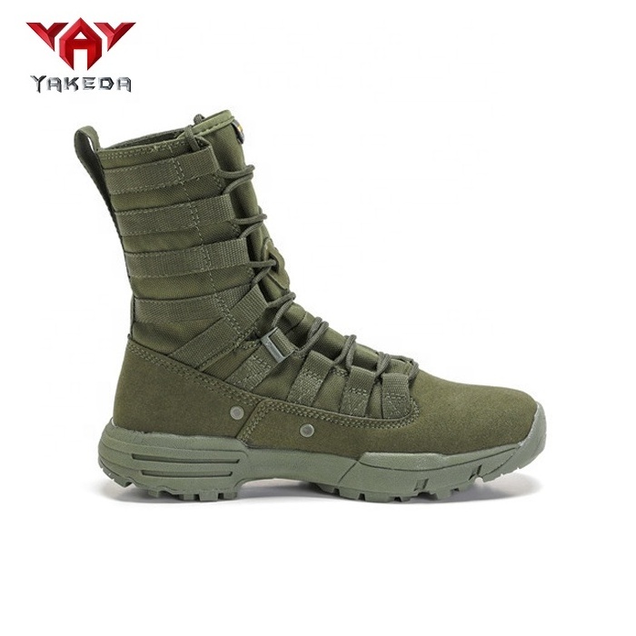 Yakeda High Ankle Men Combat Shoes Outdoor Desert Training Botas Askeri Bot Black Green Safety Men Women Tactical Boots