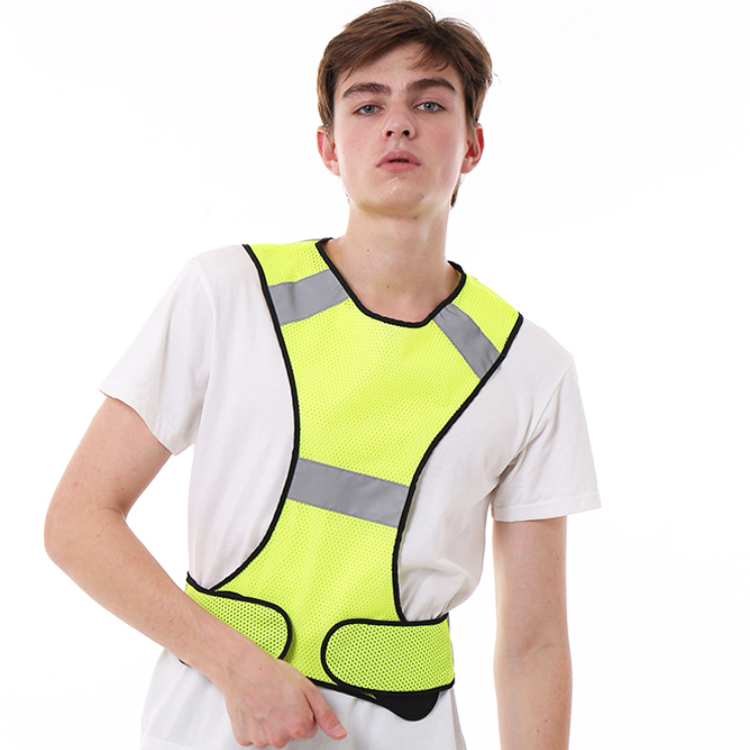 YAKEDA LED Flash Vest Night Running Outdoor Activities Motorcycle Cycling Bike Road Work Reflective Safety Vest