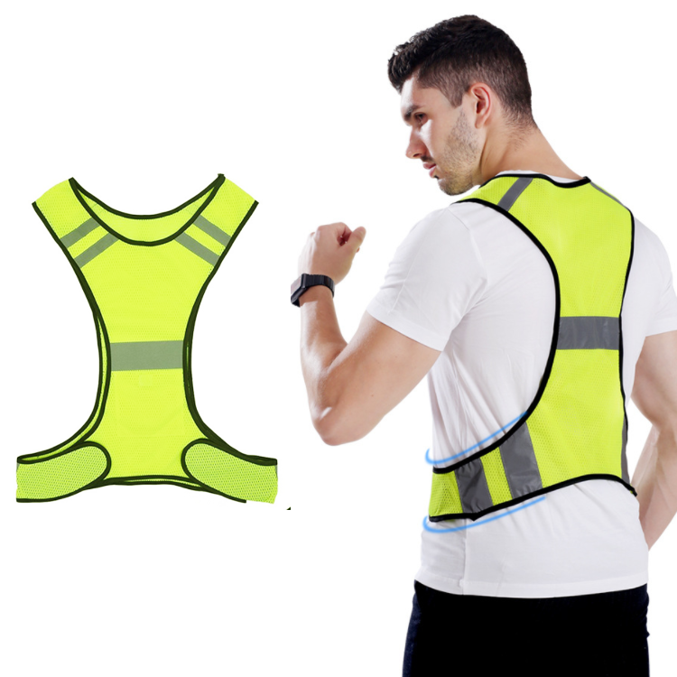 YAKEDA LED Flash Vest Night Running Outdoor Activities Motorcycle Cycling Bike Road Work Reflective Safety Vest