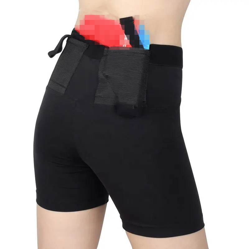 Yakeda Tactical Hidden Holster IWB Soft Seamless Women's High Waist Leggings Pants Short Holster Tactical Women