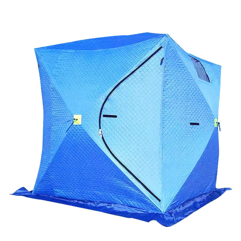 Yakeda Ice Fishing Tent Camping Outdoor Keep Warm Fast Open Tactical Training Durable Tent Winter Ice Fishing Tent Hunting