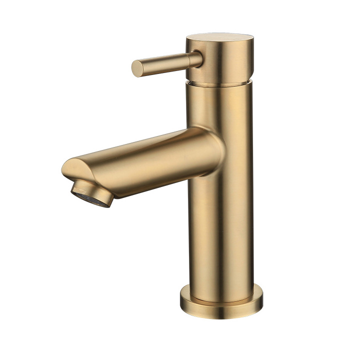 Luxury Deck Mounted Wash Basin Taps 304 Stainless Steel Bathroom Face Basin Faucet Wash Gold Basin Sink Faucets