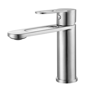 Factory Wholesale Bathroom Cabinet Single Hole Faucet Faucet 304 Stainless Steel Basin Faucet