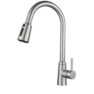 Commercial  Kitchen Faucet Touch Sensor Control Pull Out Hot Cold Water Tap OEM retractable kitchen faucet