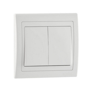 Ingelec New Design European UK US Standards Switch Button Light Wall Switches Two Gang One Way Switches Wholesale Custom