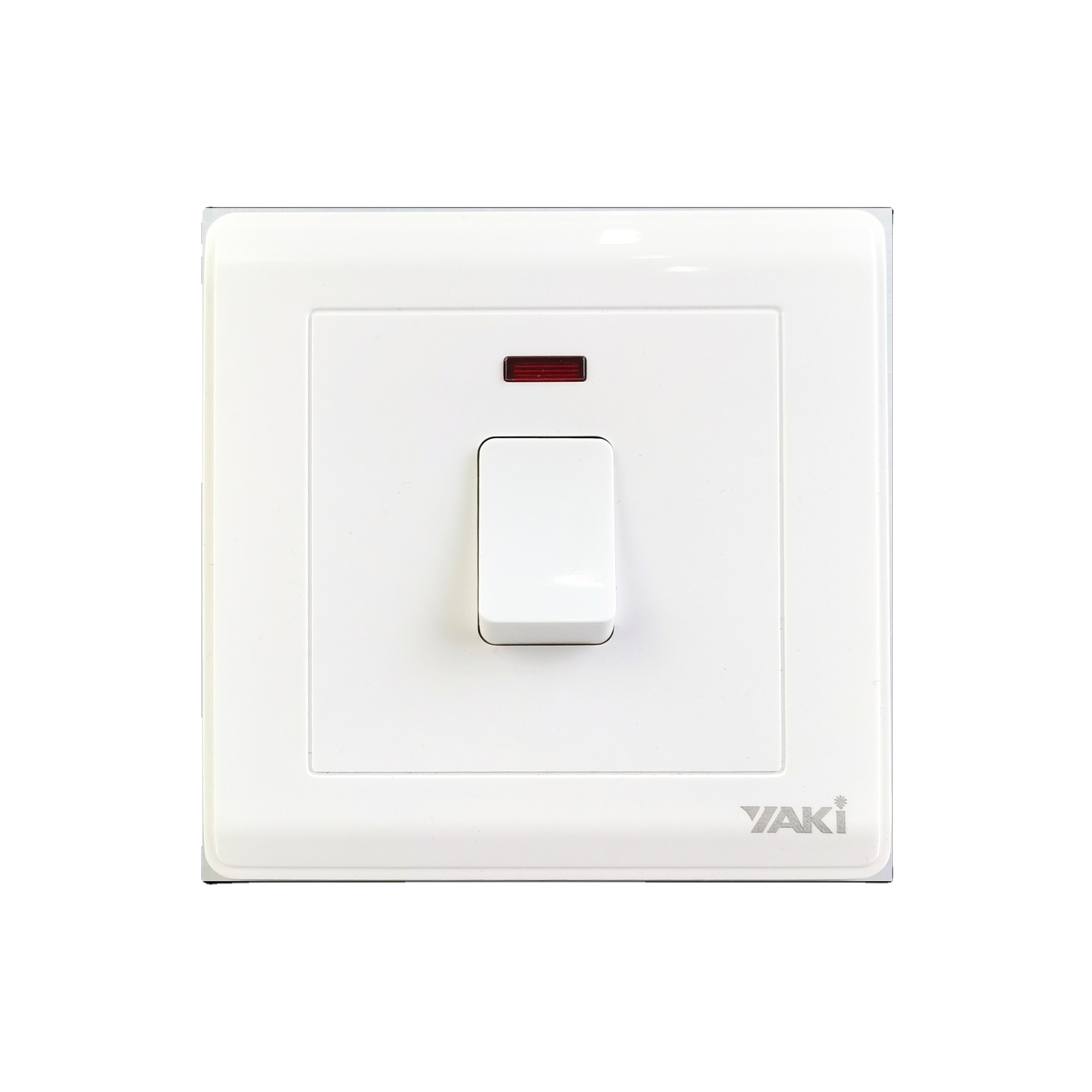 YAKI White Water Heater Switch Very Popular High Power Control Air Conditioner Water Heater Switch UK Standard 20A Wall Switch