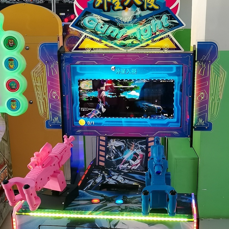 Electronic Alien Game Board Classic Pub Shooting Gun Arcade/Shooting Arcade Game Machine/Shooting Arcade