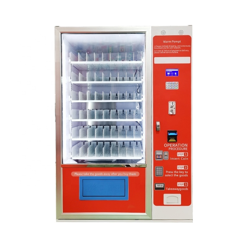 Cbd Custom Vending Machines Sanitary Napkin Soda Masks Qr Code Smart Sale Beauty Snack Vending Machine