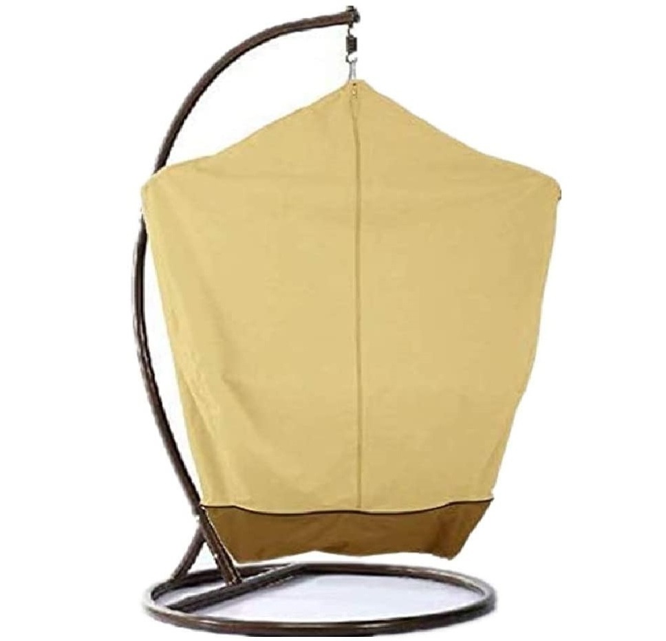 Foldable Waterproof Outdoor egg chair cover Patio Hanging Egg Swing Chair Cover With Zipper