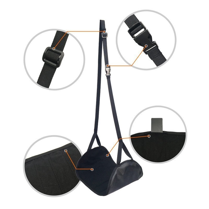 Comfort Hanging Leg Foot Pad Adjustable Height Portable Travel Airplane foot rest Hammock