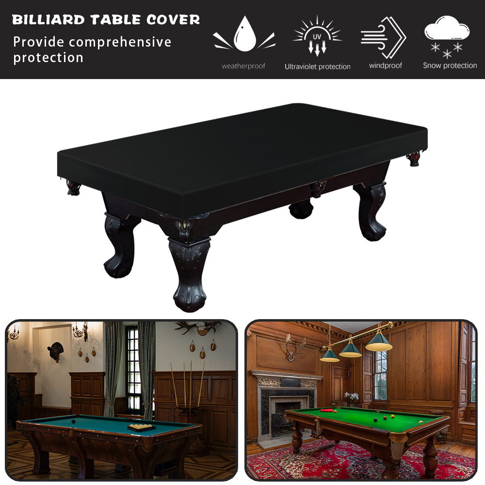 oxford Outdoor billiard pool table cover Indoor foldable waterproof snooker pool table cover