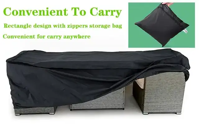 customized Waterproof Dust-proof Black Oxford Outdoor Patio outdoor furniture covers winter