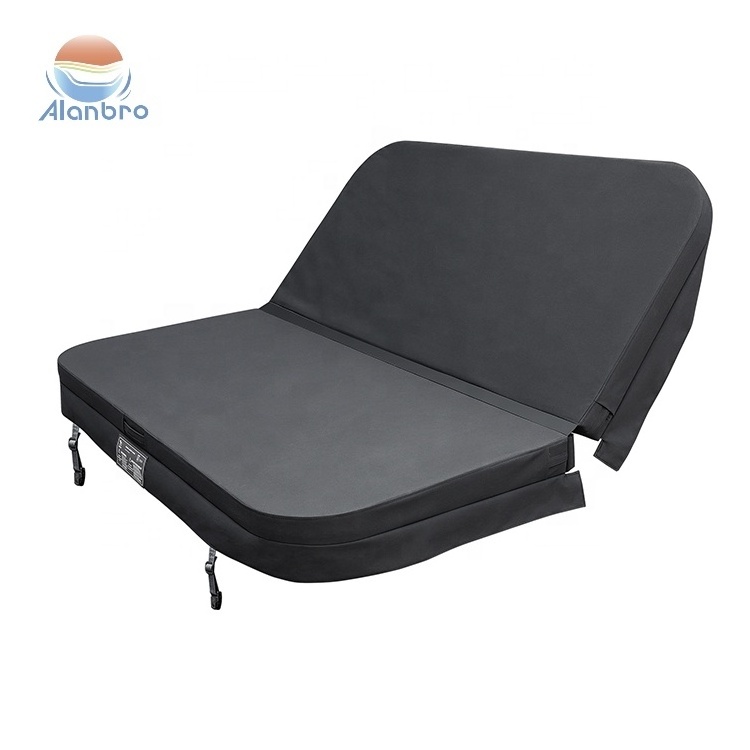 Customized Shape Waterproof Folding Hot Tub Cover Swimming Pool Cover Outdoor SPA Cover Hot Tub Spa Lid