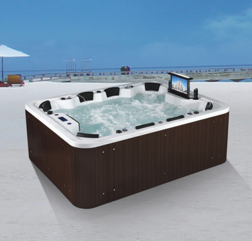 Europe Balboa Control Jets Outdoor Spa Hot Tub Pure Acrylic luxury bathtub /outdoor whirlpool spa massage