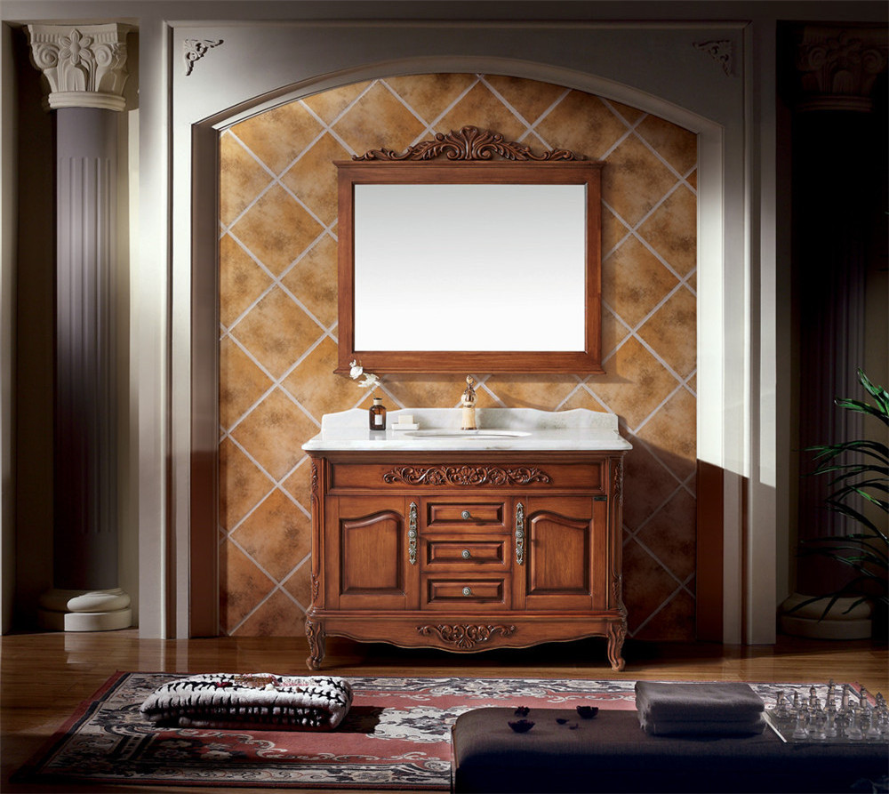 Best-selling High quality modern style solid wood vanity bathroom cabinet vanity