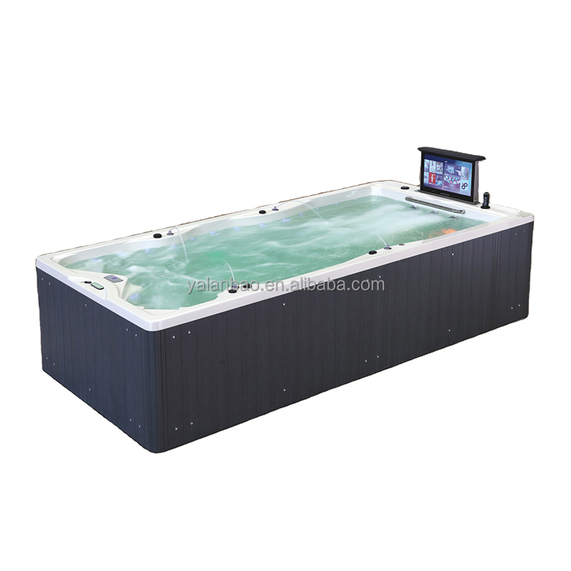 Hot Sale Endless Pool Rectangle Big Swim Spa Outdoor