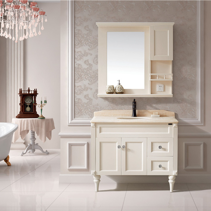 Best-selling High quality modern style solid wood vanity bathroom cabinet vanity