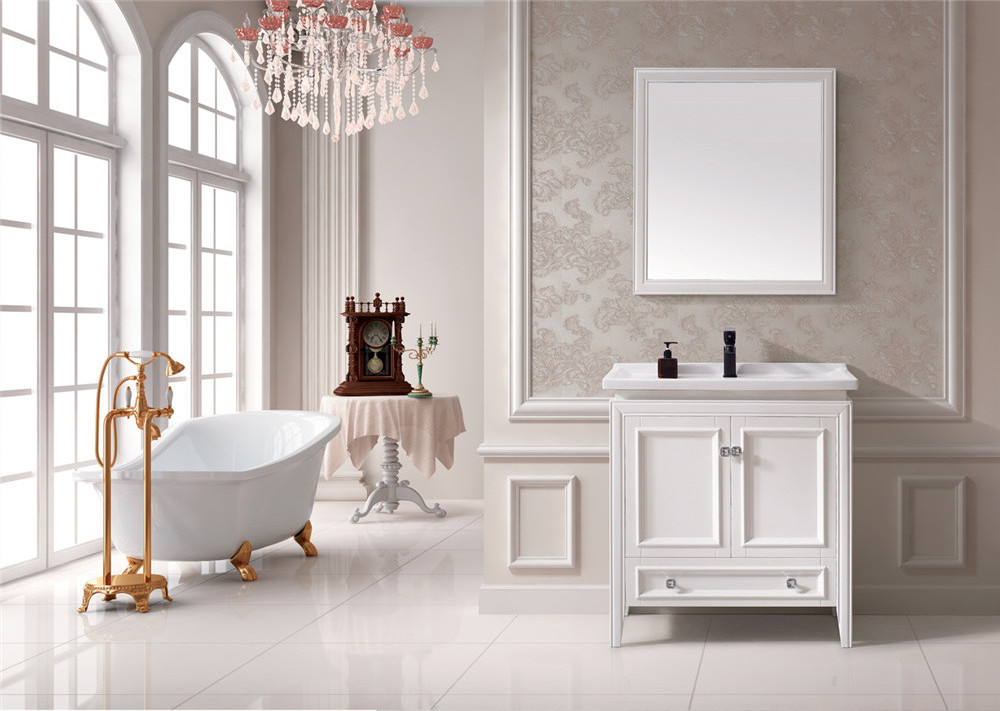 Best-selling High quality modern style solid wood vanity bathroom cabinet vanity