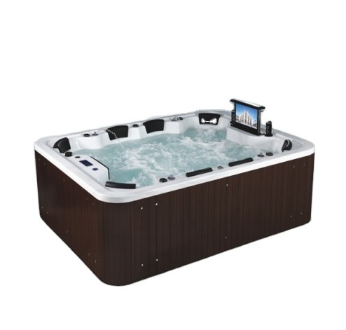 Europe Balboa Control Jets Outdoor Spa Hot Tub Pure Acrylic luxury bathtub /outdoor whirlpool spa massage