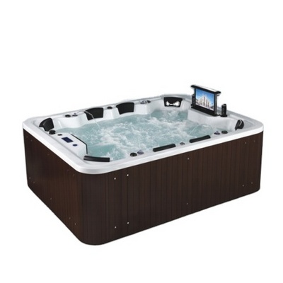 Europe Balboa Control Jets Outdoor Spa Hot Tub Pure Acrylic luxury bathtub /outdoor whirlpool spa massage