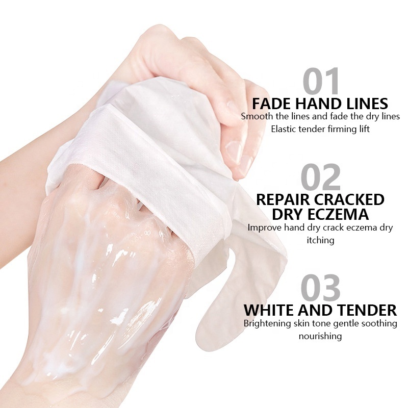 Repairing Hand Peeling Mask Glove Baby Soft Mask Korean Hand Peeling Moisturize OEM/ODM Private Label Hand Care Mask