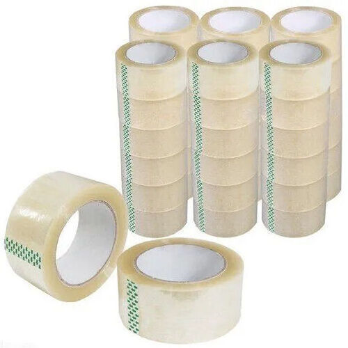 BOPP Packing Tape Jumbo Roll Clear Transparent Packaging Sealing Tape With LOGO Strong Self Adhesive Tape