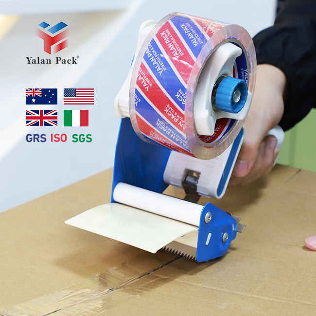 Yalan Single-Sided Transparent BOPP Sealing Tape Acrylic Clear Waterproof Packing Tape with Pressure Sensitive Adhesive Chile