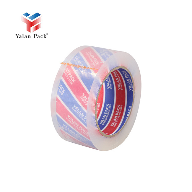 Yalan Single-Sided Transparent BOPP Sealing Tape Acrylic Clear Waterproof Packing Tape with Pressure Sensitive Adhesive Chile