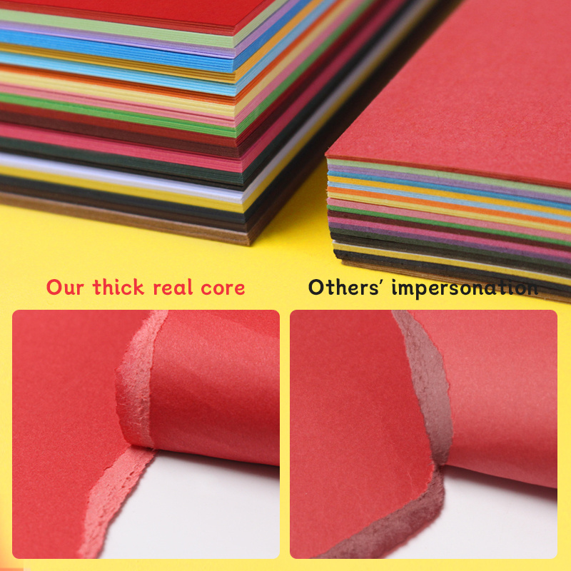 230gsm Custom Printing Cardboard Paper Cardstock Cards Hard Colorful A4 Kraft Paper Sheets Colored Cardstocks Paper Wholesale