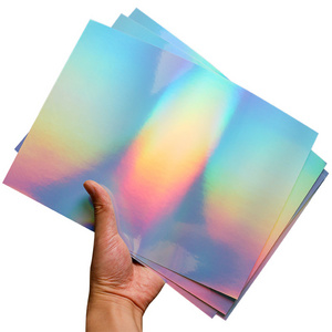 New Holographic Sticker Paper A4 Inkjet Wholesale Holographic Inkjet Self-adhesive Paper Hologram Sticker Paper