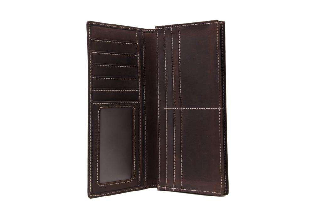 Custom Luxury Real Genuine Leather Wallet For Men 2023 RFID Credit Card Holder By Yalda Sports