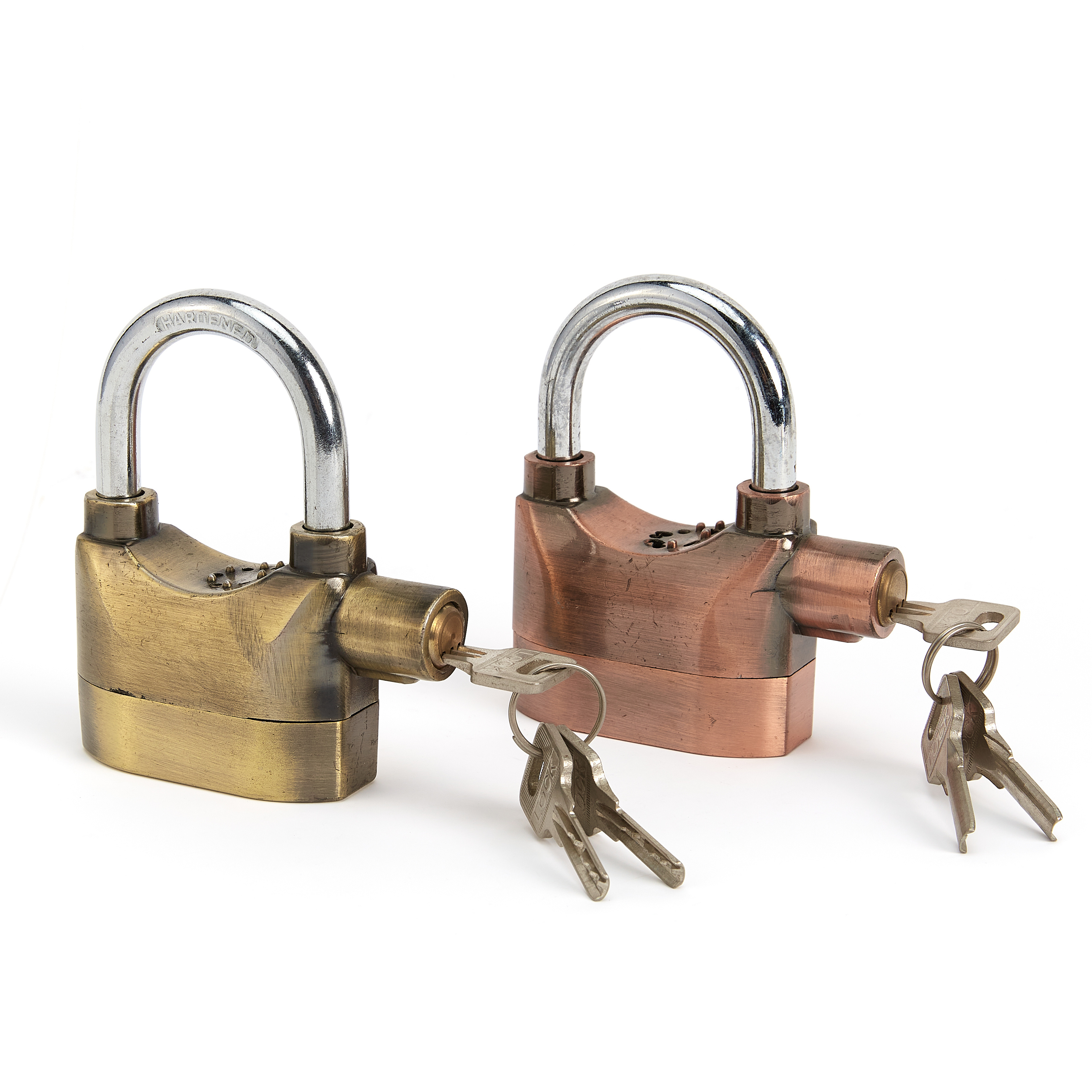 Custom Modern Solid Color Wholesale Alarm Fine Workmanship Security Padlock