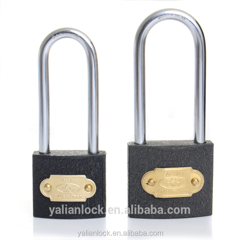 Wholesale Cheapest Grey Iron Padlock With Flat Keys