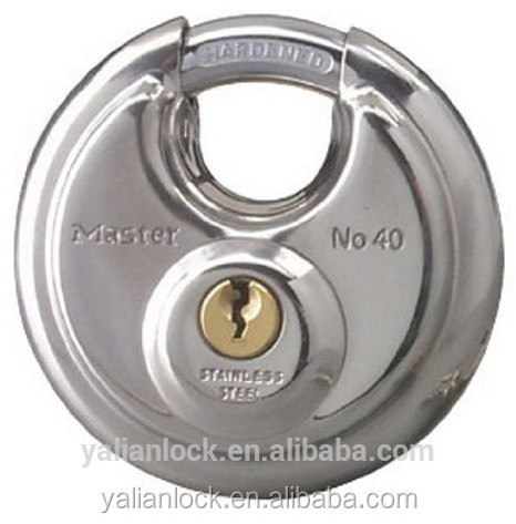 Hot Sale New Style Fashionable Stainless-steel Disc Padlock