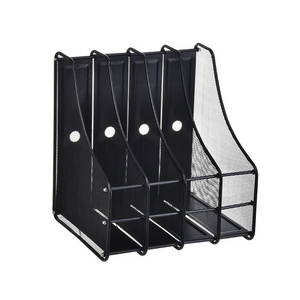 Magazine Rack File Racks/file Holder Metal Mesh Document Rack 3 Column Letter Magazine Newspaper Tray