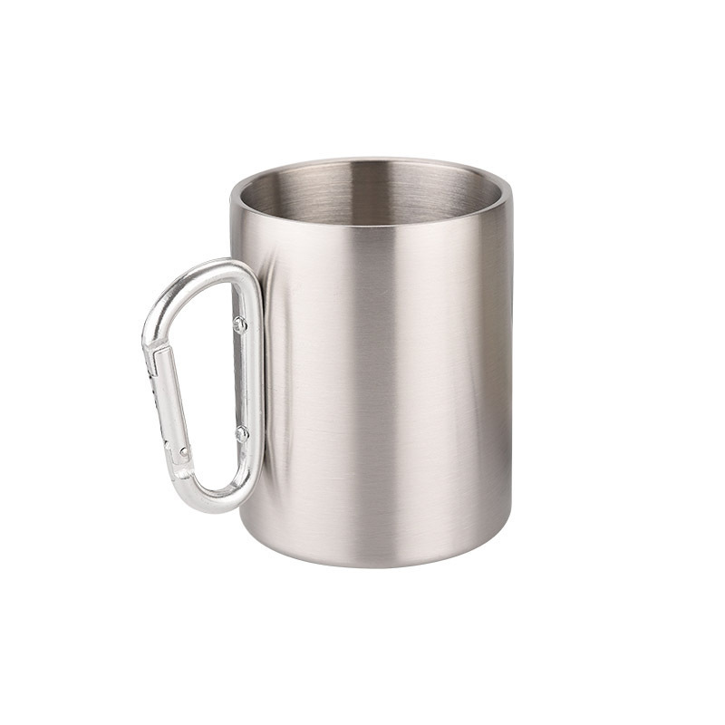 Lihong Milk Beer Vacuum Insulated Double Wall Coffee Cup Camping Custom Logo Stainless Steel Tumbler Cup With Handle