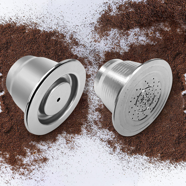 Lihong Top Quality Compatible Coffee Capsule Stainless Steel Reusable Coffee Filter Pod Cup Reusable Capsule