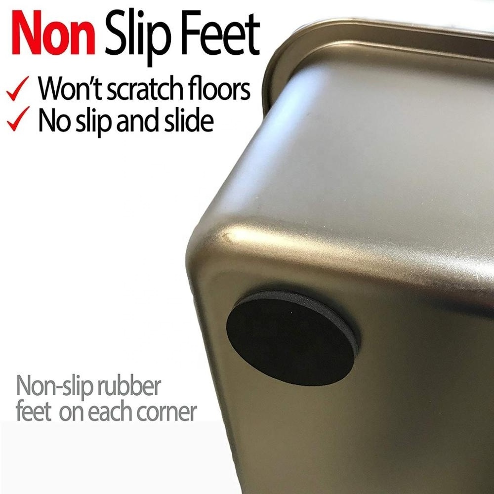 Non-Stick Absorbs Odors cat litter tray stainless steel cat litter box cat toilet litter pan with rubber