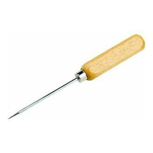 Kitchen Tool OEM LOGO Durable stainless steel ice Pick with Wood Handle