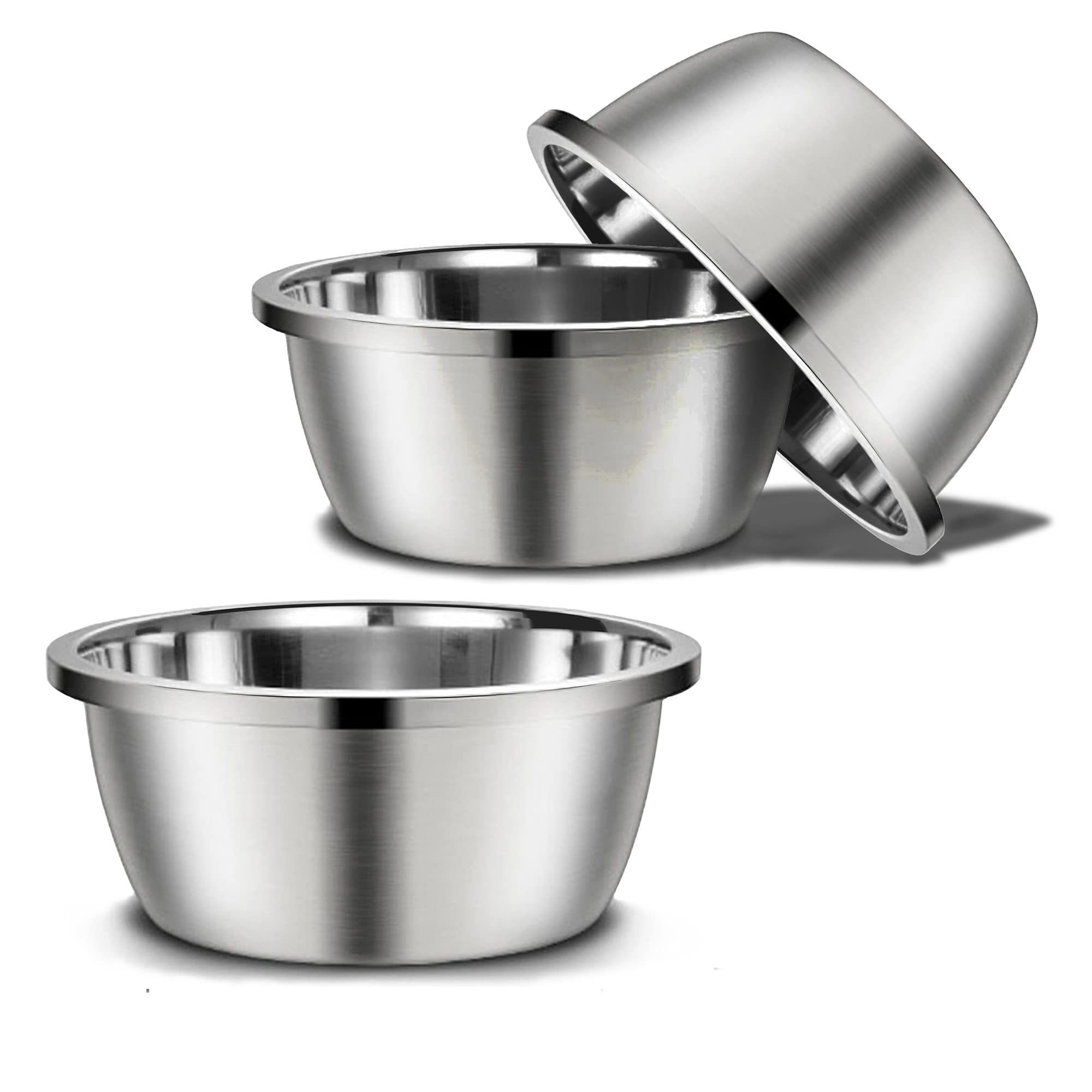 High Capacity Dog Food Water Bowls for Large Dogs Stainless Steel Large Dog Bowl Pet Feeding Bowls