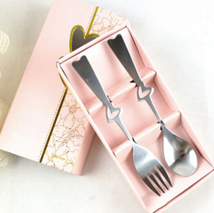 wedding Gift Fork Stainless Steel and Spoon and Fork Gift Set