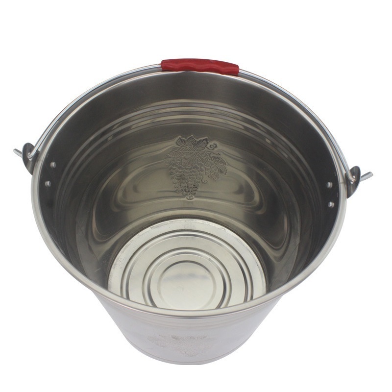 Household Used Stainless Steel Water Bucket Capacity Different Size