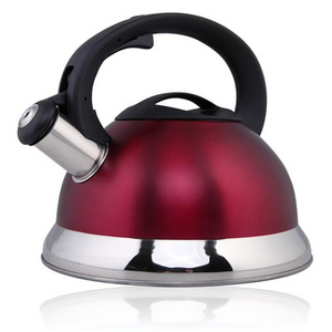 Colorful 2.5Liter homeuse stainless steel stove top Whistling tea kettles