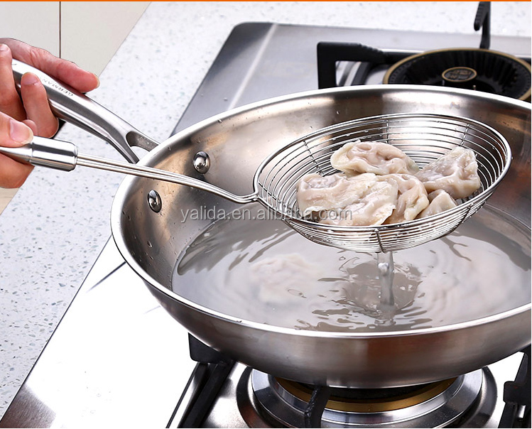 Kitchen Accessories cooking Utensils classic stainless steel strainer spoon