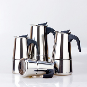 Classic 2/4/6/9 cups espresso machine Stovetop stainless steel coffee maker moka Pot