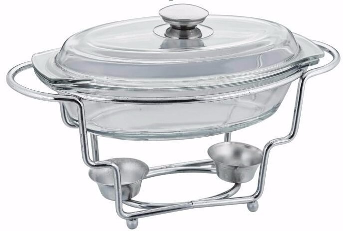 High Quality Clear chafing dish burner glass lid chafing dish , chafing dish heater